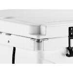 CaterGator CG200WHW White 210 Qt. Mobile Rotomolded Outdoor Cooler / Ice Chest