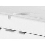 CaterGator CG200WHW White 210 Qt. Mobile Rotomolded Outdoor Cooler / Ice Chest
