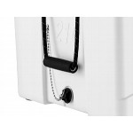 CaterGator CG200WHW White 210 Qt. Mobile Rotomolded Outdoor Cooler / Ice Chest