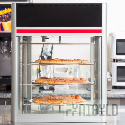 Hatco FSD-1 Flav-R-Savor Humidified Hot Food Holding & Display Cabinet With 3 Tier Circle Rack