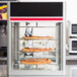 Hatco FSD-1 Flav-R-Savor Humidified Hot Food Holding & Display Cabinet With 3 Tier Circle Rack