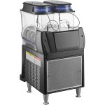 Bunn 58000.0010 Ultra NX Black Double 3 Gallon Slushy Machine - 120V Bunn 58000.0010 Ultra NX Black Double 3 Gallon Slushy Machine - 120V