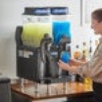 Bunn 58000.0010 Ultra NX Black Double 3 Gallon Slushy Machine - 120V Bunn 58000.0010 Ultra NX Black Double 3 Gallon Slushy Machine - 120V