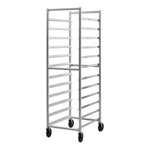 New Age 12 Pan End Load Aluminum Bun / Sheet Pan Rack 6333 New Age 12 Pan End Load Aluminum Bun / Sheet Pan Rack 6333