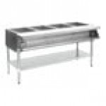 Eagle Group AWT4 Natural Gas Four Pan Water Bath Steam Table - Sealed Well