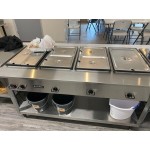 Vollrath 38218 ServeWell® SL Electric Four Pan Hot Food Table 208/240V - Sealed Well