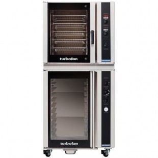 Moffat E35D6/P85M12 Turbofan Full Size Electric Convection Oven with Steam Injection and 12 Tray Holding Cabinet / Proofer - 208V, 3 Phase