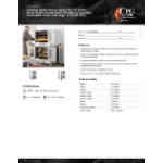 Cooking Performance Group FGC-20-DDNK Deep Depth Double Deck Full Size Natural Gas Convection Oven with Legs - 120,000 BTU