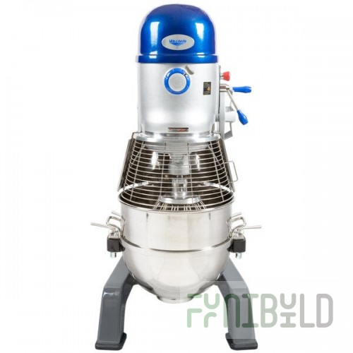 Vollrath 40760 60 Qt. Planetary Floor Mixer with Guard & Standard Accessories - 208/240V, 2 hp