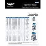 Vollrath 40760 60 Qt. Planetary Floor Mixer with Guard & Standard Accessories - 208/240V, 2 hp