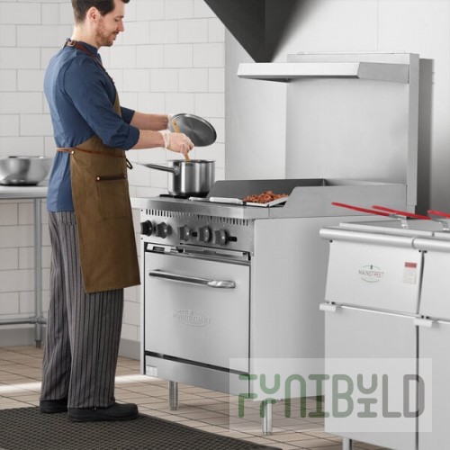 MainStreet Equipment E36-G24-N Natural Gas 2 Burner 36