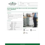MainStreet Equipment Natural Gas 40 lb. Stainless Steel Floor Fryer - 90,000 BTU