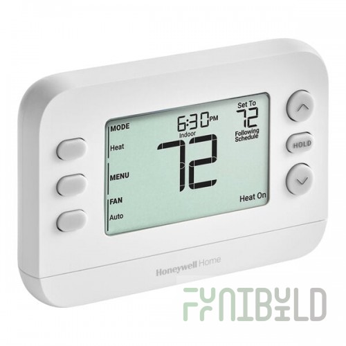 Honeywell Home FocusPRO P200 Programmable 1H / 1C Digital Thermostat TH2110U4004/U - 24V