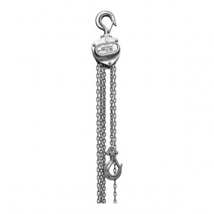 OZ Lifting Products 0.25 Ton Stainless Steel Manual Chain Hoist with 20' Lift OZSS025-20CH