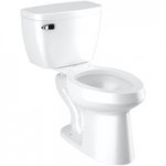 Sloan 8029.8010 ADA Elongated Floor-Mounted Toilet with Pressure-Assisted Tank - 1.28 GPF