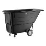 Lavex 1.5 Cubic Yard Black Forkliftable Standard-Duty Tilt Truck / Trash Cart (1,650 lb. Capacity) Lavex 1.5 Cubic Yard Black Forkliftable Standard-Duty Tilt Truck / Trash Cart (1,650 lb. Capacity)