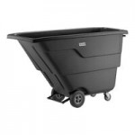 Lavex 1.5 Cubic Yard Black Forkliftable Standard-Duty Tilt Truck / Trash Cart (1,650 lb. Capacity) Lavex 1.5 Cubic Yard Black Forkliftable Standard-Duty Tilt Truck / Trash Cart (1,650 lb. Capacity)