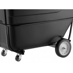 Lavex 1.5 Cubic Yard Black Forkliftable Standard-Duty Tilt Truck / Trash Cart (1,650 lb. Capacity) Lavex 1.5 Cubic Yard Black Forkliftable Standard-Duty Tilt Truck / Trash Cart (1,650 lb. Capacity)