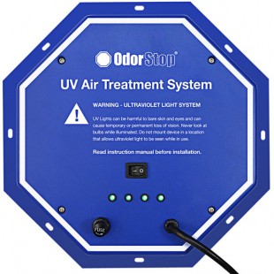 OdorStop OS7212PRO 72 Watt UV Air Purifier with Airflow Sensor and (2) 12
