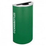 Ex-Cell Kaiser RC-KDSQ-R RBX Kaleidoscope Collection Ruby Texture Square 24 Gallon Customizable Recyclables Receptacle
