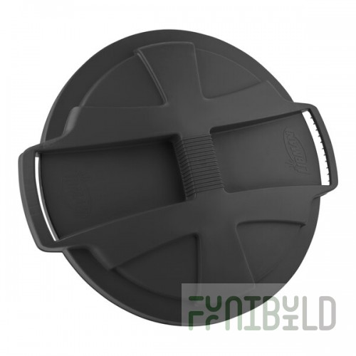 Libman 1571 32 Gallon Black Rounded Trash Can Lid