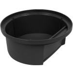 Rubbermaid® 2044039 BRUTE Black Round Dome Top for FG264300 Containers 44 Gallon