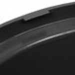 Rubbermaid® 2044039 BRUTE Black Round Dome Top for FG264300 Containers 44 Gallon
