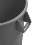 Carlisle 84103223 Bronco 32 Gallon Gray Round Trash Can