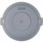 Carlisle 84103223 Bronco 32 Gallon Gray Round Trash Can