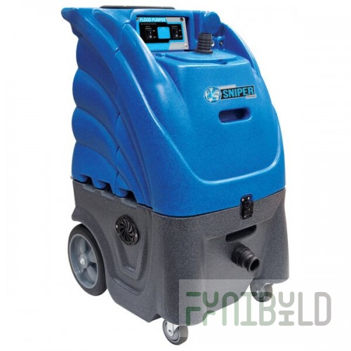 Sandia 80-6001 Sniper Single 2-Stage Flood Pumper with 25' Vacuum and Dump Hoses - 24 Gallon, 40 GPM