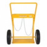 Vestil 250 lb. Steel Cylinder Cart with 2 Cylinder Capacity and 16