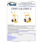 Vestil 250 lb. Steel Cylinder Cart with 2 Cylinder Capacity and 16