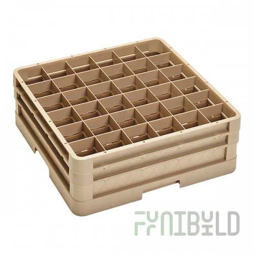 Vollrath CR7CC Traex® 36 Compartment Beige Full-Size Closed Wall 6 3/8