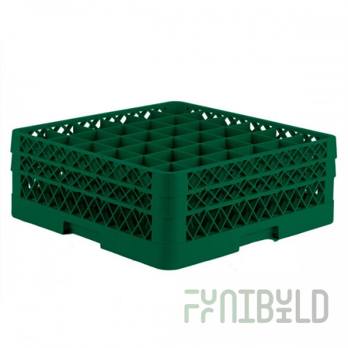 Vollrath TR7CC Traex® Full-Size Green 36-Compartment 6 3/8