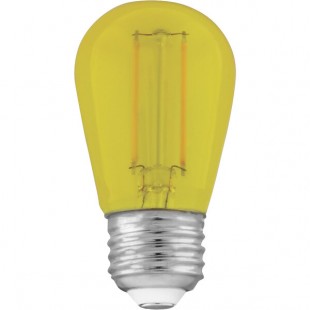 Yellow S14 Replacement Bulb for LED String Lights - 120V, 1W - 4/Pack Yellow S14 Replacement Bulb for LED String Lights - 120V, 1W - 4/Pack