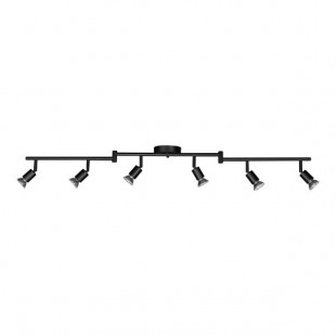 Globe Payton Minimalist Black Island Light with Foldable Track Arms - 120V, 50W Globe Payton Minimalist Black Island Light with Foldable Track Arms - 120V, 50W