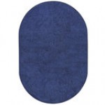Joy Carpets Kid Essentials Endurance 6' x 9' Royal Blue Oval Area Rug Joy Carpets Kid Essentials Endurance 6' x 9' Royal Blue Oval Area Rug