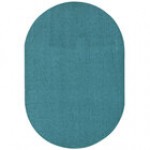 Joy Carpets Kid Essentials Endurance 6' x 9' Royal Blue Oval Area Rug Joy Carpets Kid Essentials Endurance 6' x 9' Royal Blue Oval Area Rug