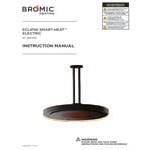 Bromic Heating BH0920001-1 Matte Black Eclipse Smart-Heat Electric Outdoor Patio Heater - 240V, 2900W