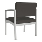 Lesro Lenox Steel Patriot Plus Charcoal Vinyl Oversized Guest Arm Chair Lesro Lenox Steel Patriot Plus Charcoal Vinyl Oversized Guest Arm Chair