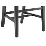 Lancaster Table & Seating Black Finish Wood School House Chair