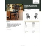 Lancaster Table & Seating Black Finish Wood School House Chair