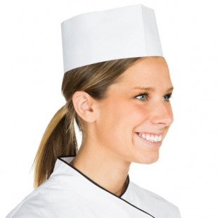 Chef Revival Adjustable Paper Overseas Cap - 100/Pack Chef Revival Adjustable Paper Overseas Cap - 100/Pack