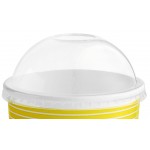 Choice 16 oz. Yellow Paper Frozen Yogurt / Food Cup With Dome Lid - 50/Case Choice 16 oz. Yellow Paper Frozen Yogurt / Food Cup With Dome Lid - 50/Case