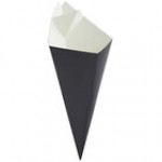 Carnival King 10 oz. Square French Fries Cardboard Fry Cone - 100/Pack Carnival King 10 oz. Square French Fries Cardboard Fry Cone - 100/Pack