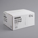 Choice Quart Size Insulated Foil Take Out Bag for Hot / Cold Food - 250/Case