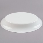 Fineline OVB09128.WH Platter Pleasers 128 oz. White Plastic Oval Catering Bowl - 25/Case Fineline OVB09128.WH Platter Pleasers 128 oz. White Plastic Oval Catering Bowl - 25/Case