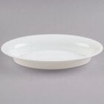 Fineline OVB09128.WH Platter Pleasers 128 oz. White Plastic Oval Catering Bowl - 25/Case Fineline OVB09128.WH Platter Pleasers 128 oz. White Plastic Oval Catering Bowl - 25/Case