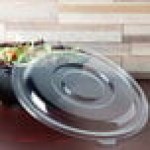 Fineline 5160-FL Super Bowl 160 oz. Clear PET Plastic Flat Lid - 25/Case Fineline 5160-FL Super Bowl 160 oz. Clear PET Plastic Flat Lid - 25/Case