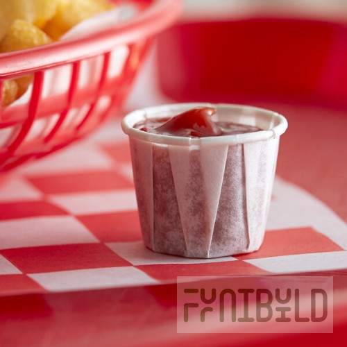 Genpak F075 Harvest Paper 0.75 oz. Souffle / Portion Cup - 5,000/Case